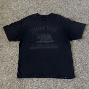 Primitive Skateboarding Mens black Short sleeve T-Shirt tee size XL